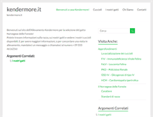 Tablet Screenshot of kendermore.it